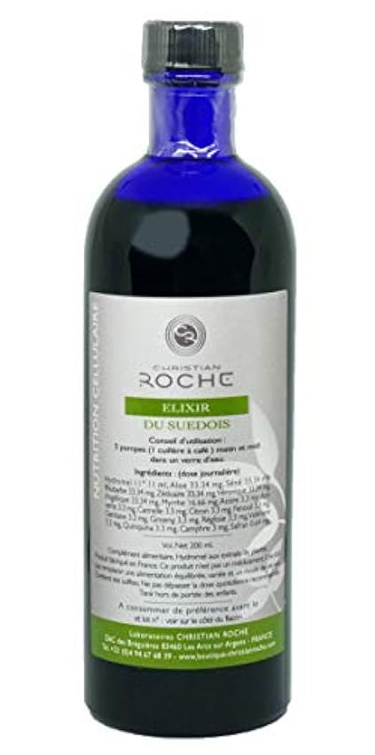 Elixir du Suecoe, mezcla de hierbas, cóctel de plantas, frasco de 200 ml, suplemento alimentario, fabricado en Francia i0oJ8KA4