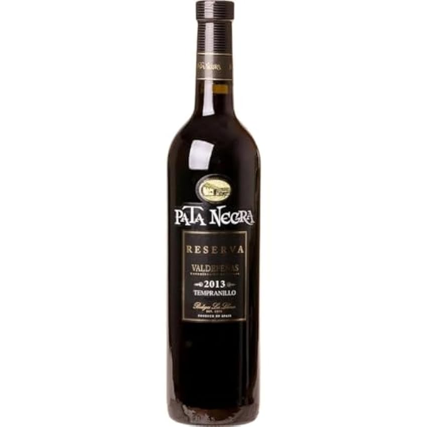 Pata Negra Reserva Vino Tinto Tempranillo D.O Valdepeñas - Caja de 6 Botellas x 750 ml My6y5ZgJ