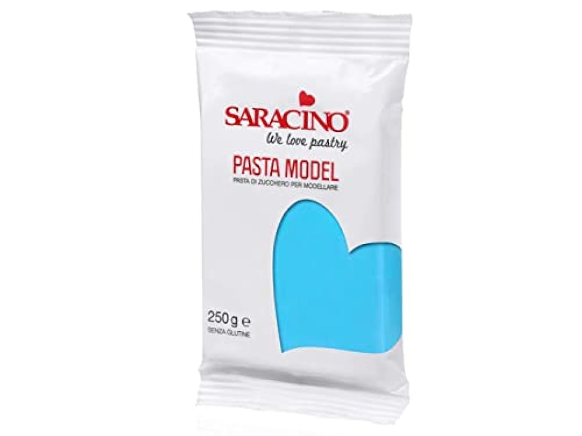 Saracino Pasta fondant Model Celeste Para modelar De 250 g Sin gluten Made in Italy i0jeLwTC