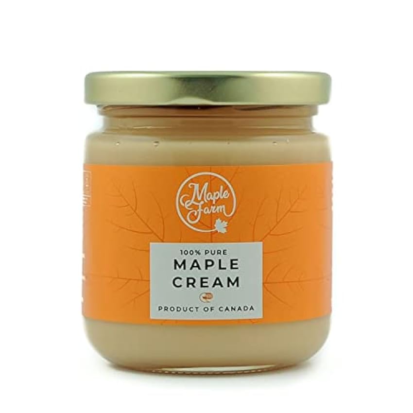 MapleFarm - Maple cream - Mantequilla de jarabe de arce - Maple butter - Hecho en Canadá - 330 g lMF5Wvn2