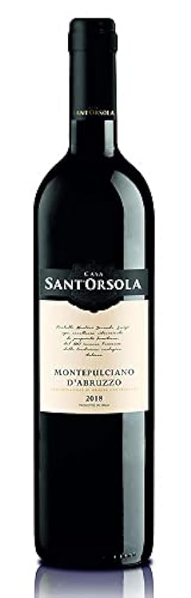 Sant´Orsola Montepulciano DOC Abruzzo Vino Tinto Italiano - 6 Botellas X 750ml I2hgA726
