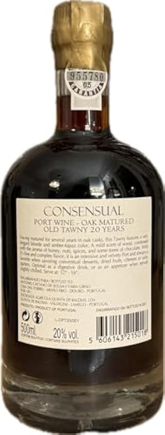 Consensual 20 Year Old Tawny Port, 50cl jC21kewP