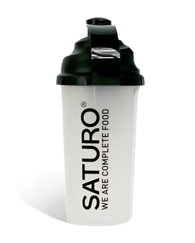 SATURO Shaker | Perfecto para su batido de proteínas e ideal para llevar | con tamiz para una mezcla perfecta, sin grumos | 700ml nb9L8JXh