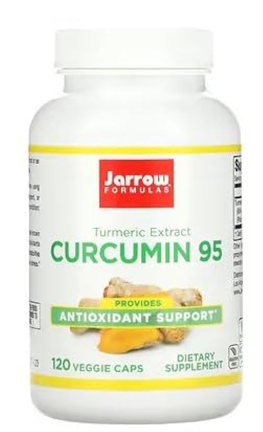 Jarrow Formulas Curcumina 95-500 mg, 120 Vcaps Potente antioxidante y soporte para articulaciones Oe5mdq8p