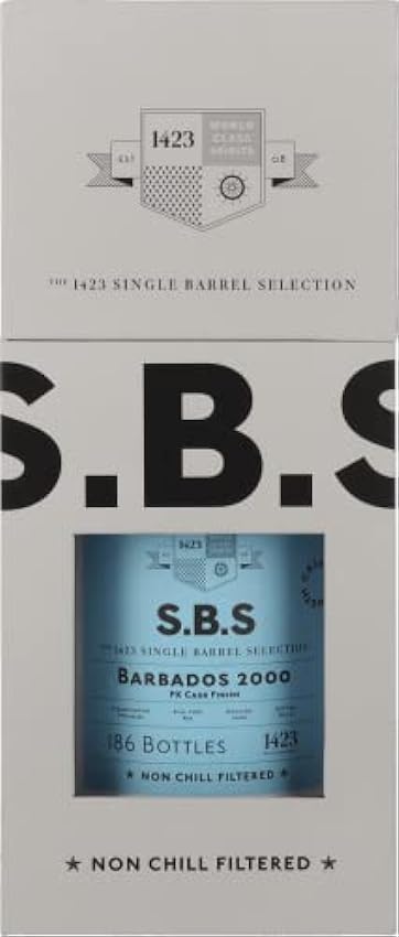 1423 S.B.S BARBADOS PX Cask Finish 2000 47,1% Vol. 0,7l in Giftbox iVnLCZ7S