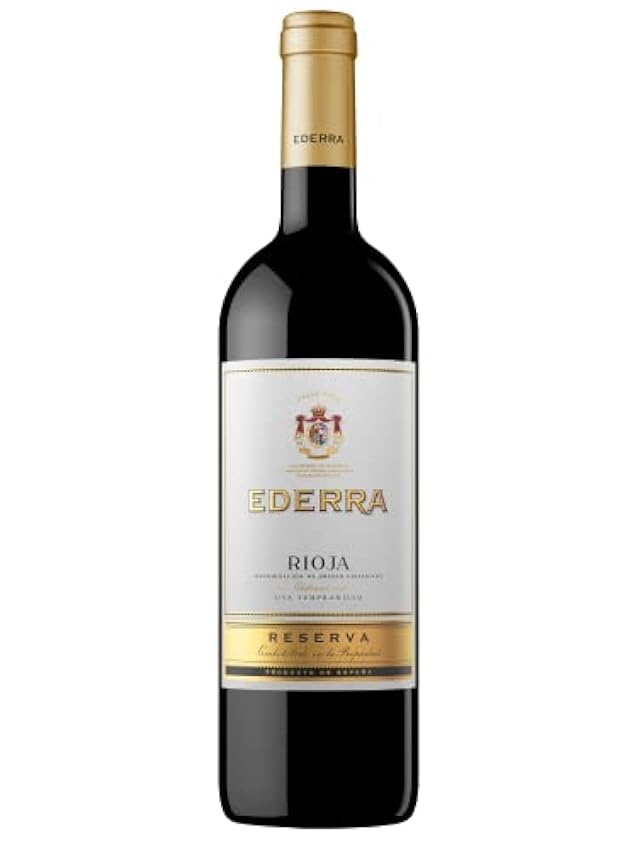 Ederra Reserva - Vino tinto DO Rioja, 100% Tempranillo 