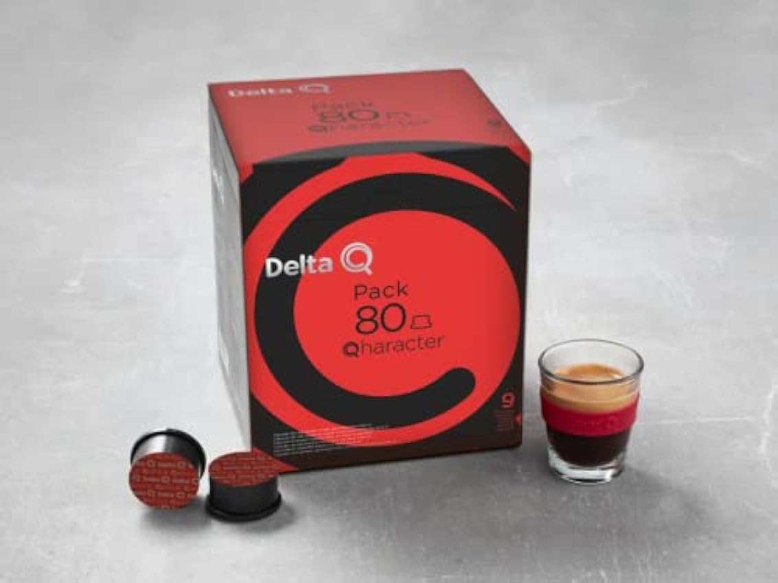 Delta Q Pack XL Qharacter - Café Cápsulas - Intensidad 9-80 Cápsulas & Delta Q MythiQ - Café Cápsulas - Intensidad 15-10 Cápsulas J722emOf