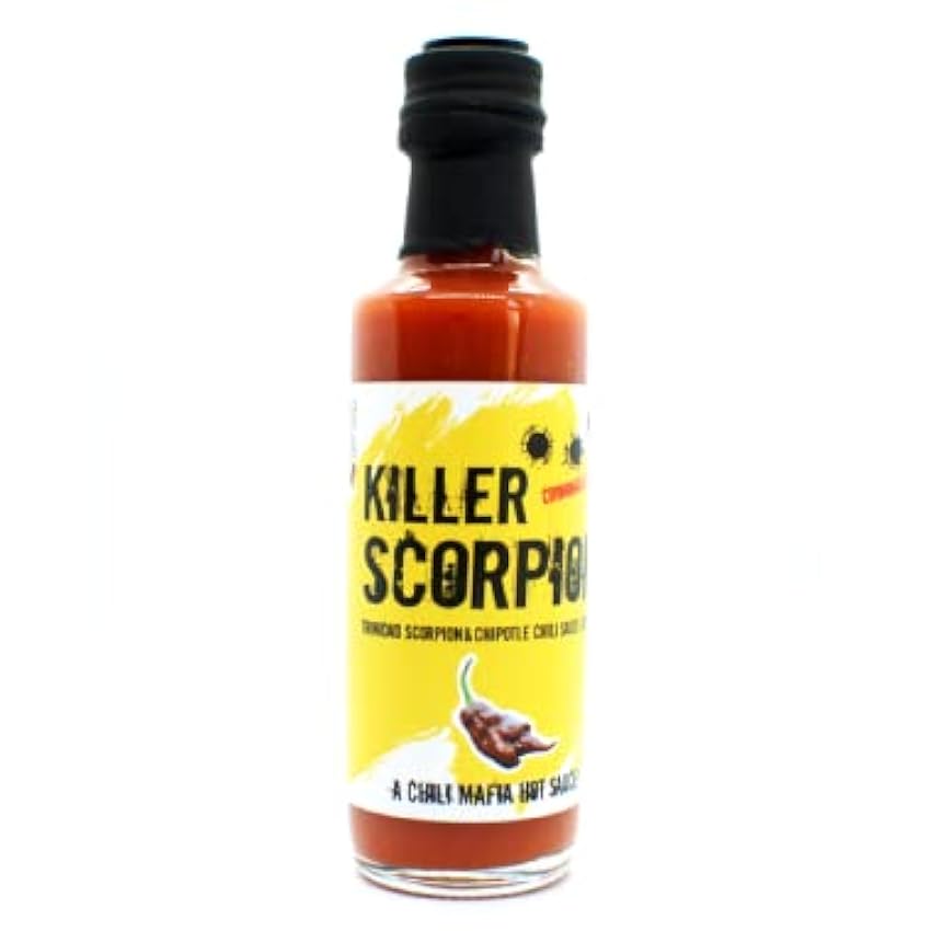 Killer Scorpion (100 ml.) - Salsa picante de chile Trinidad Scorpion // Picor: 10 de 10 // Para Picanteros // Made in Germany con corazón venezolano. Slow Food … O9c1JyqY