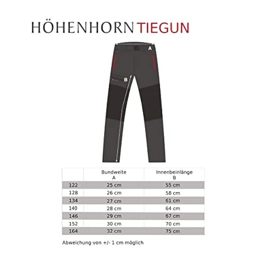 Höhenhorn Tiegun - Pantalones de snowboard para niños, impermeables, transpirables i4HWRtL4