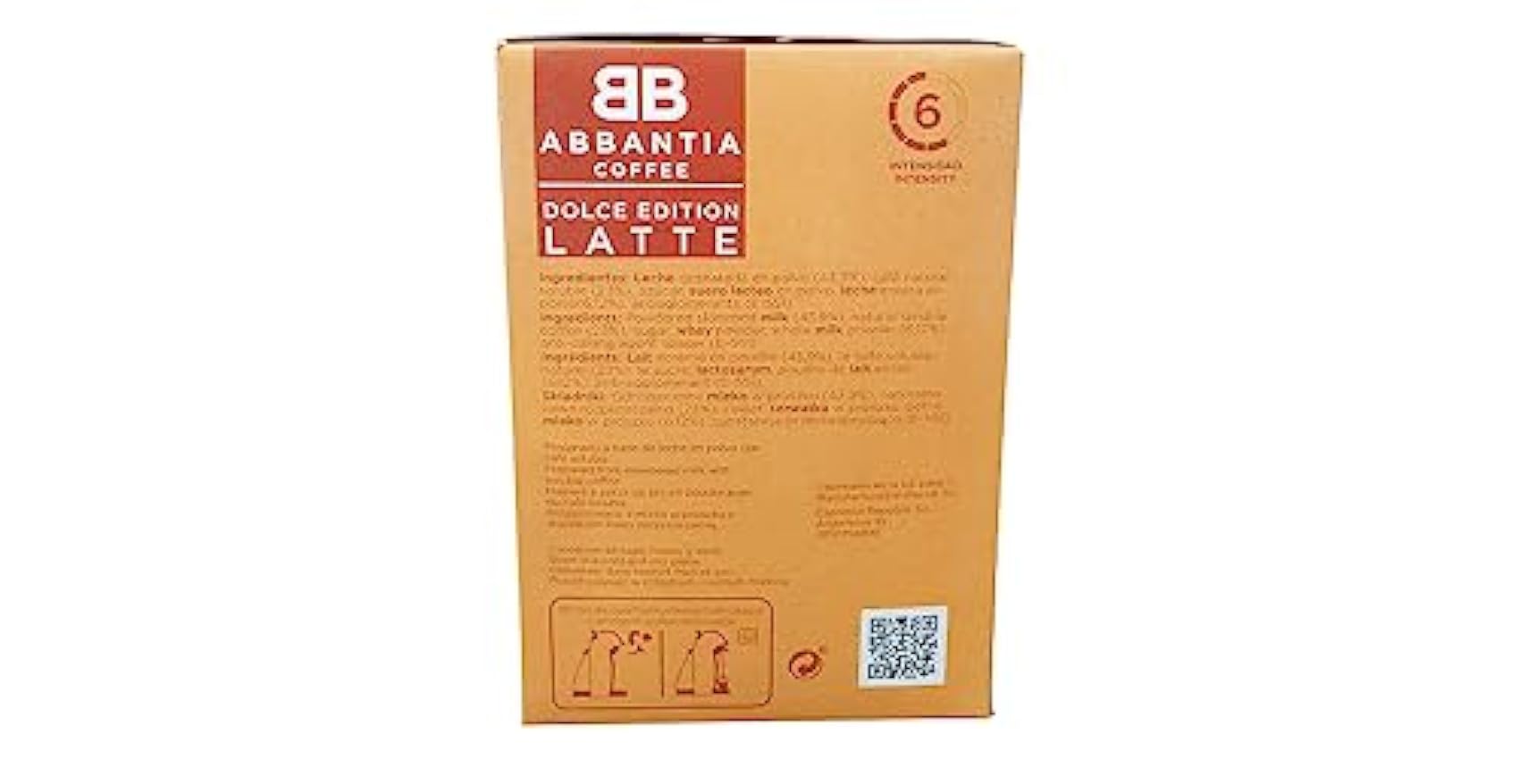 ABBANTIA Cápsulas de Café Latte Compatibles con Dolce Gusto® - x8 Pack de 16 Uds c.u. - Total 128 ov7dzr6n
