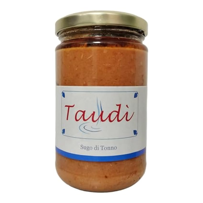 Salsa de Atún Taudì - Salsa de Pescado Artesanal Siciliana Preparada en Vaso - Receta tradicional e ingredientes de calidad para una deliciosa pasta - 280g MZr9VrM2
