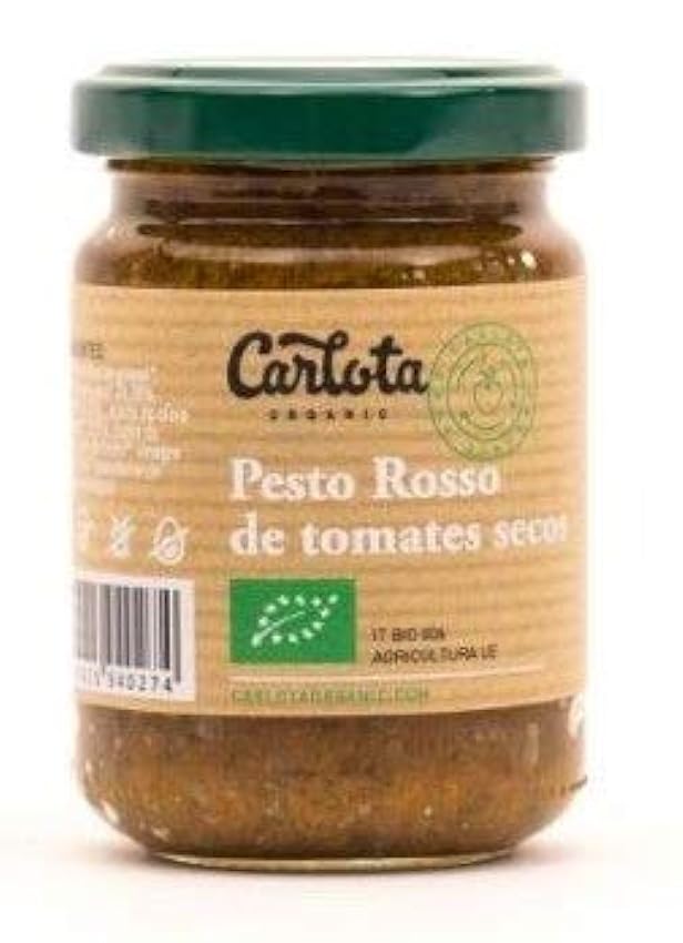 CARLOTA Organics Pesto Rojo 140gr, No aplicable JOp0dotB