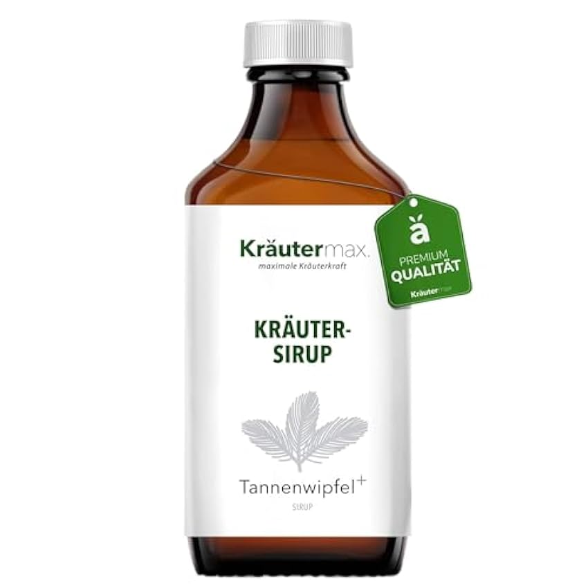 Kräutermax Tapas de abeto más jarabe jarabe para la tos