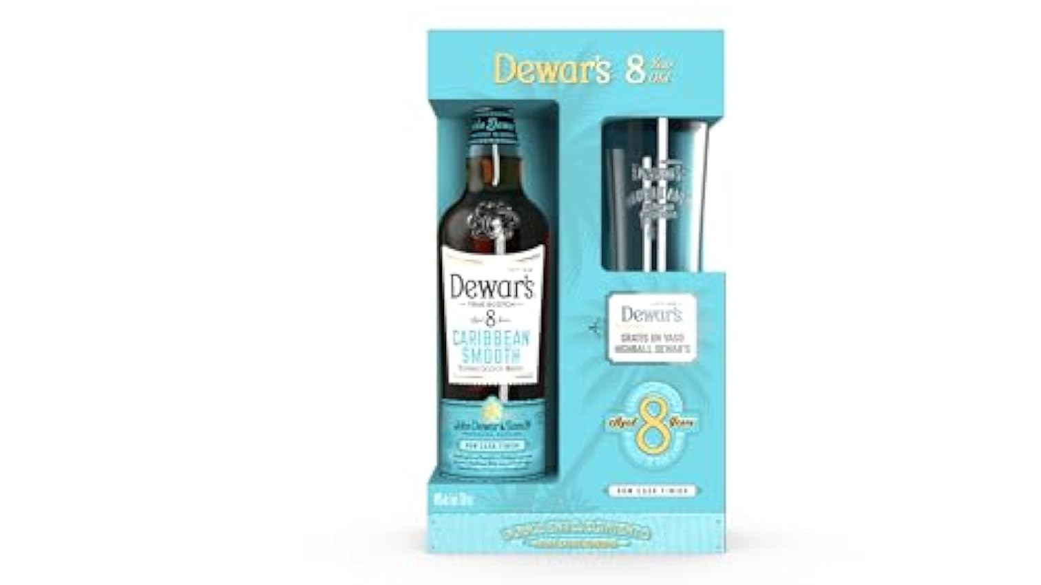 Dewar’s Caribbean Smooth 8 Años Blended Scotch Whisky c