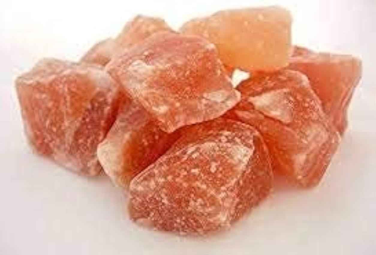 Green Velly Organic Nature Himalayan Pink Rock Salt Chunks (Pack of 400 Gram) l7Y8rQpy