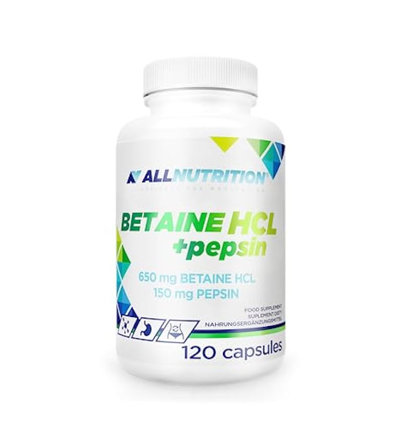 Allnutrition Betaine HCL + Pepsin - 120 caps MWv6JSmV
