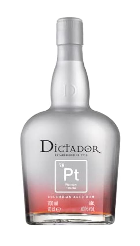 Dictador PLATINUM Colombian Aged Rum 40% Vol. 0,7l in Giftbox oF8S5jMq