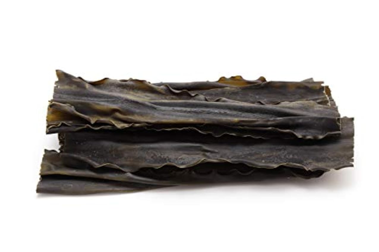 Umami Algas Kombu BIO seca, procedente de Irlanda - 50g - Mares vírgenes de Irlanda, secada al sol - Elaboración artesanal para conservar todas las características K6wUwQTf