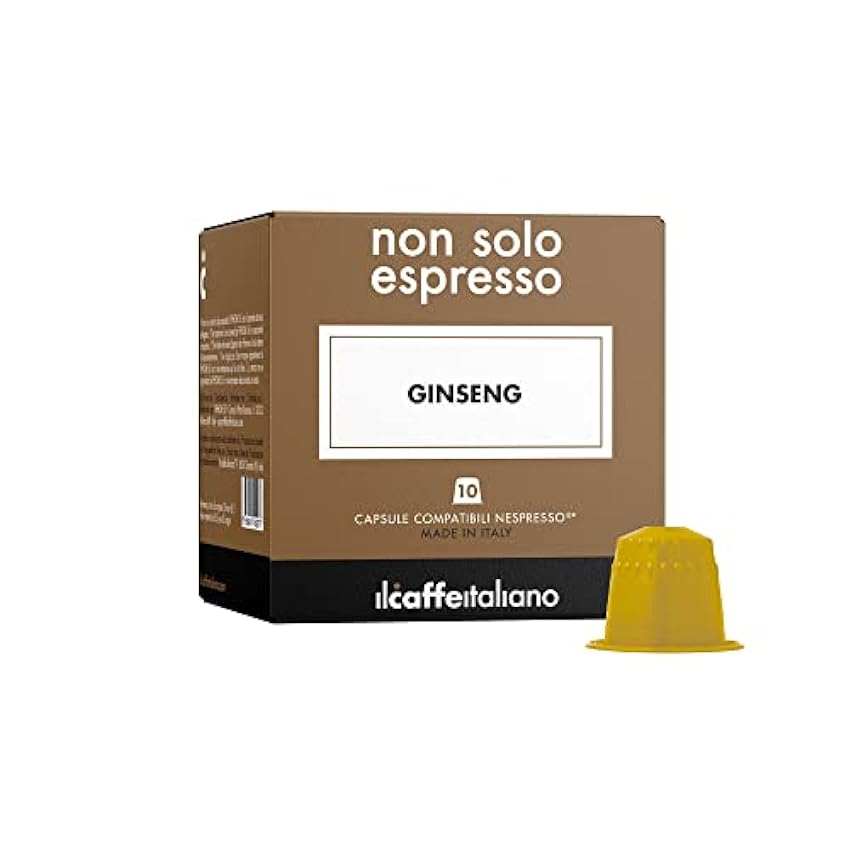 FRHOME - 80 Cápsulas compatibles Nespresso - Ginseng - 