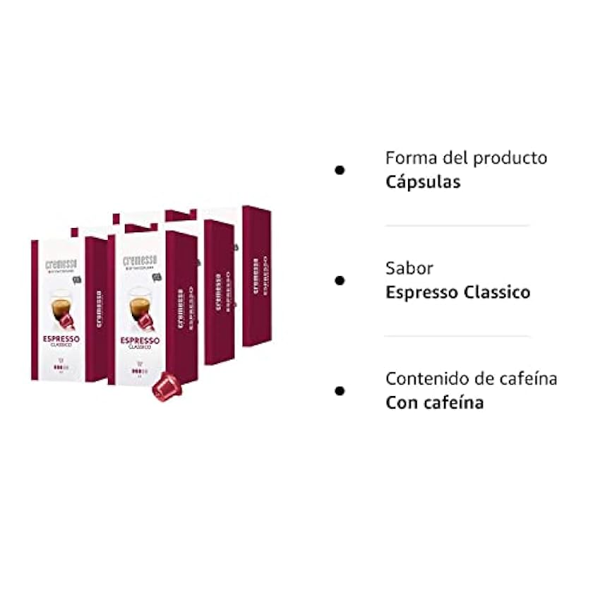 Cremesso Espresso Classico, 96 Cápsulas (6x 16 Cápsulas) PvFrxP1B