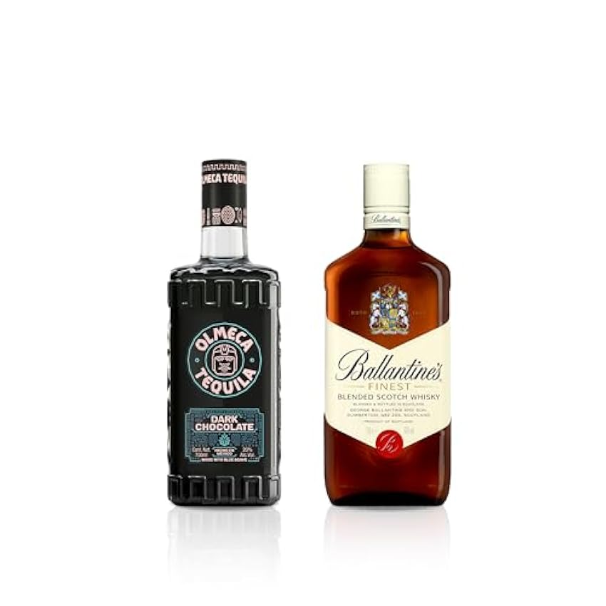 Olmeca Fusión Sabor Chocolate Oscuro Licor - 700 ml + Ballantine´s Finest Whisky Escocés de Mezcla - 700ml kYlRdbvR