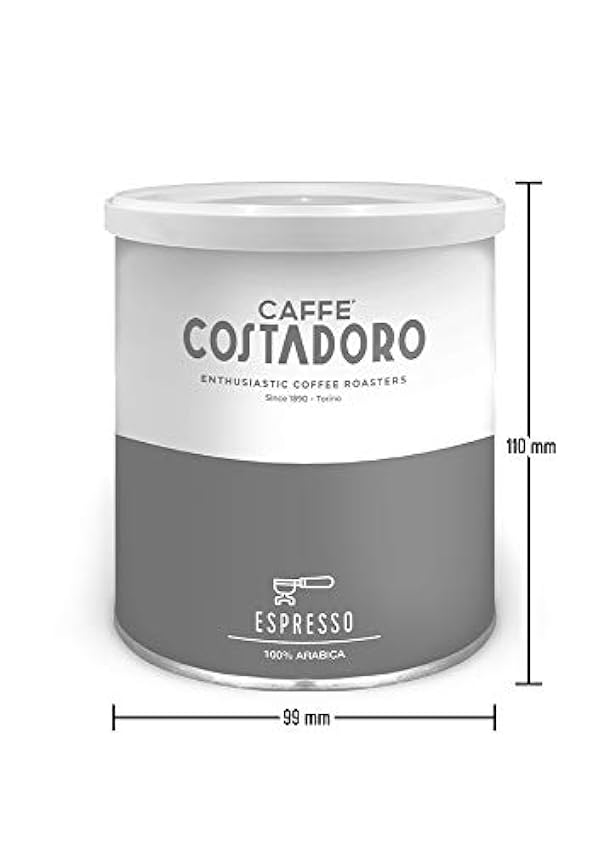 CAFFE´ COSTADORO Arabica Espresso Café 2 Latas 500 g mc8tmxwC