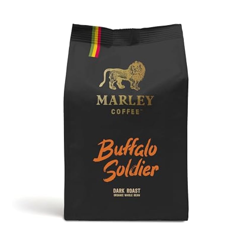 Buffalo Soldier de Marley Coffee, granos de café, orgán