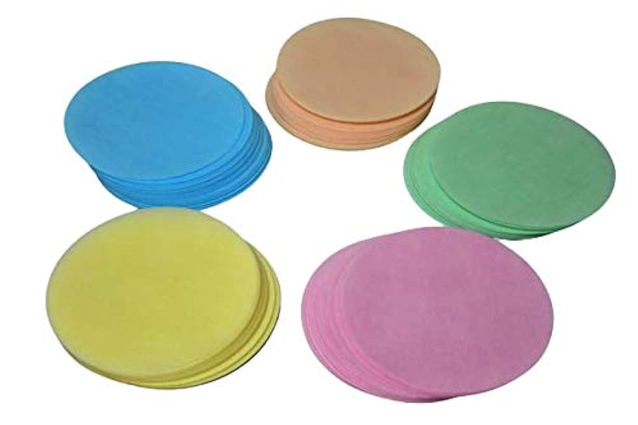 Obleas circulares de colores lisas [25 Hojas] Comestibles de Fécula de PATATA - 180mm diametro oq97mb6f