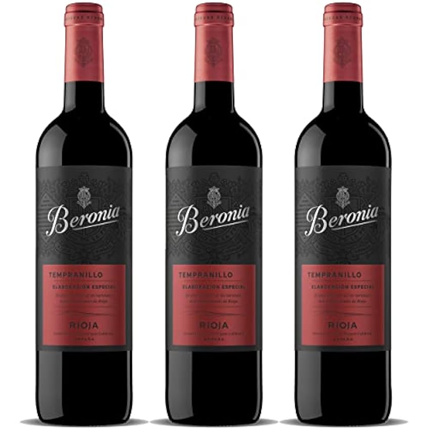 Beronia Tempranillo - Vino D.O.Ca. Rioja - 3 botellas d