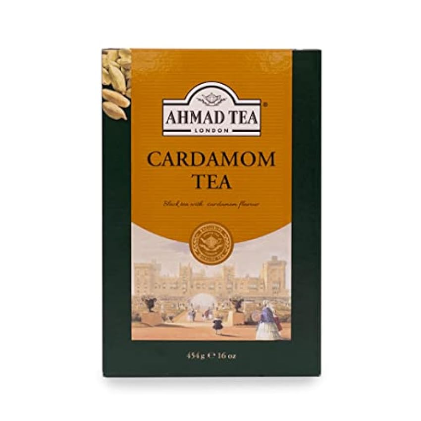 Ahmad Tea Cardamom Té negro con cardamomo, hojas suelta