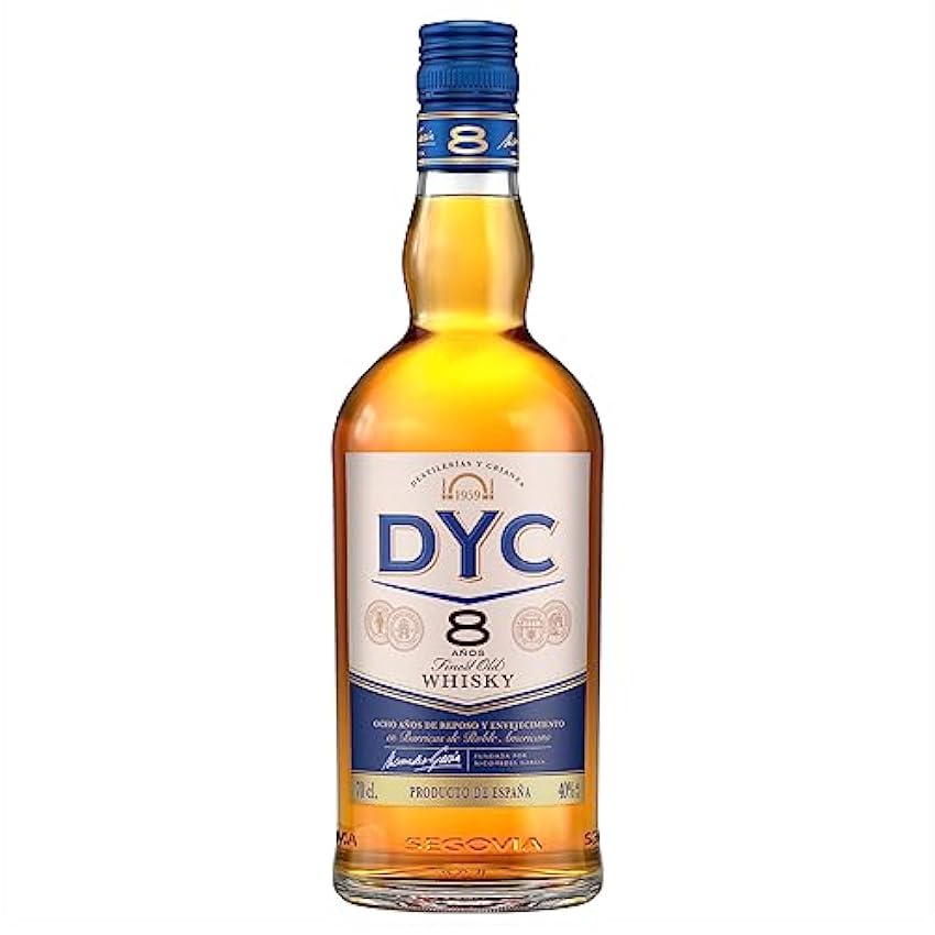 DYC Whisky Nacional Envejecido 8 Años en barricas de ro