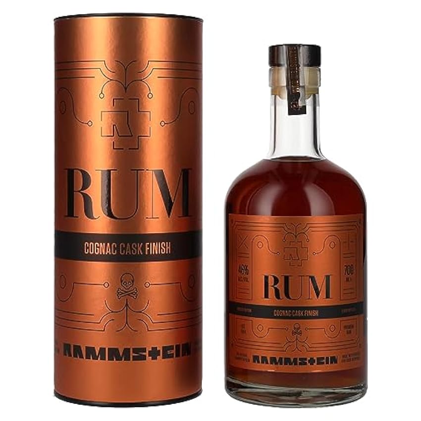 Rammstein Rum Cognac Cask Finish 2021 46% Vol. 0,7l in Giftbox mKVQB8ac