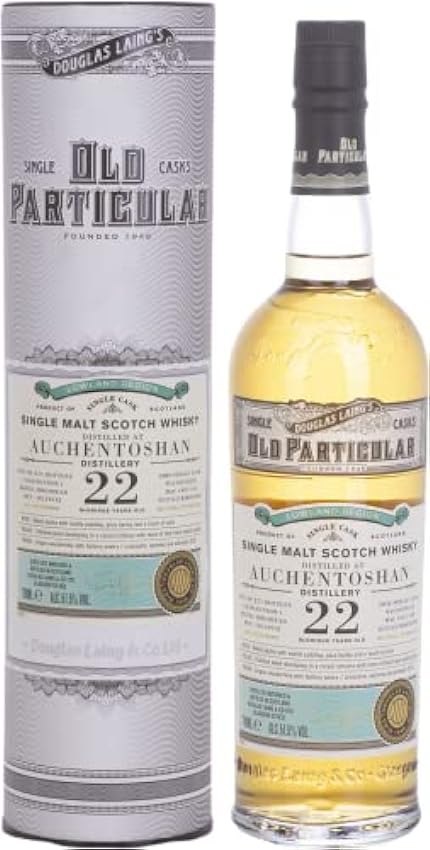 Douglas Laing OLD PARTICULAR Auchentoshan 22 Years Old Single Cask Malt 51,5% Vol. 0,7l in Giftbox MPPbtmjH