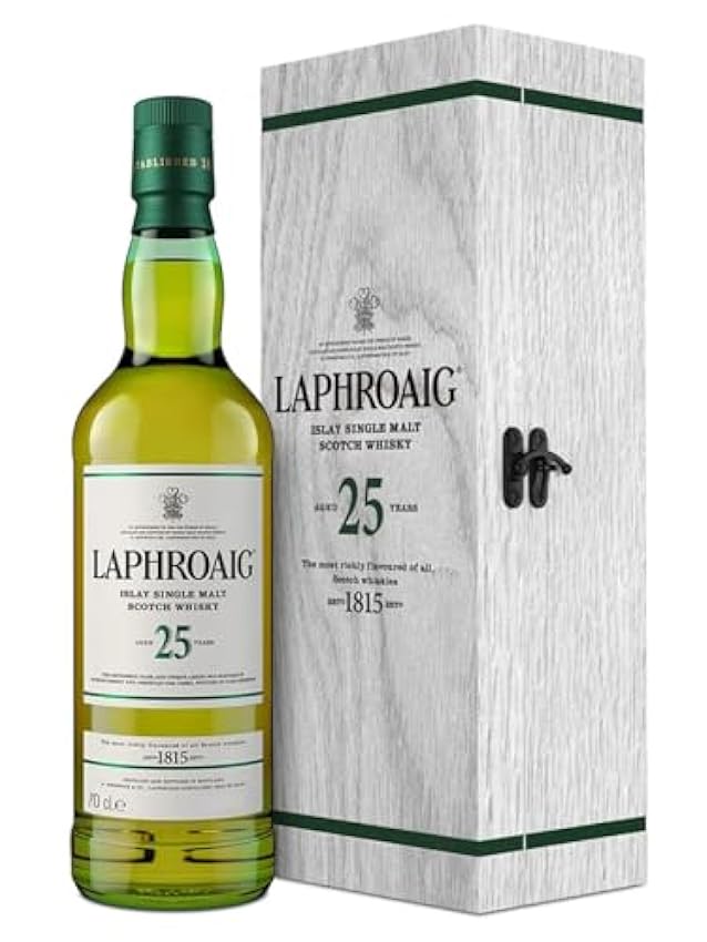 Laphroaig 25 Years Old Islay Single Malt Scotch Whisky 
