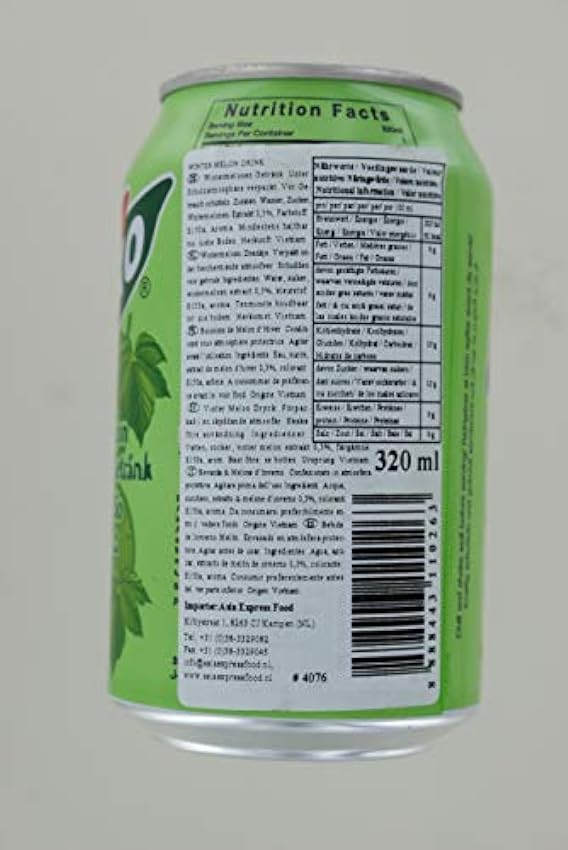 Sagiko Bebida de melón de invierno pack 24 x 320 ml 0.32 ml - Pack de 24 mTcUlQll