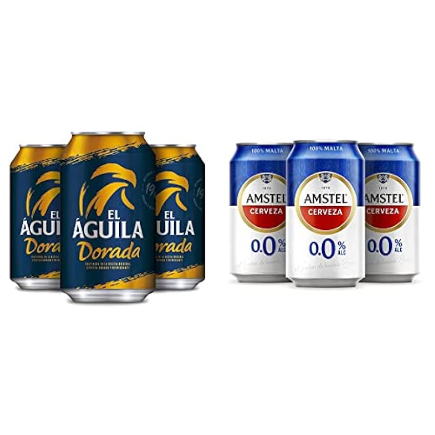 El Aguila Cerveza Lager Especial Pack Lata, 24 x 33cl &