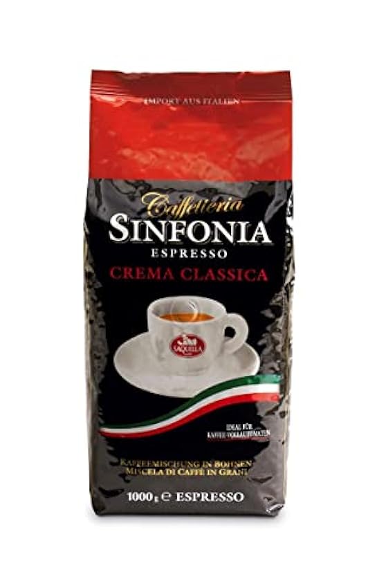 saquella Espresso Sinfonia Crema Classica directamente de importado de Italia. 1 Kg toda granos jQzDwqqp