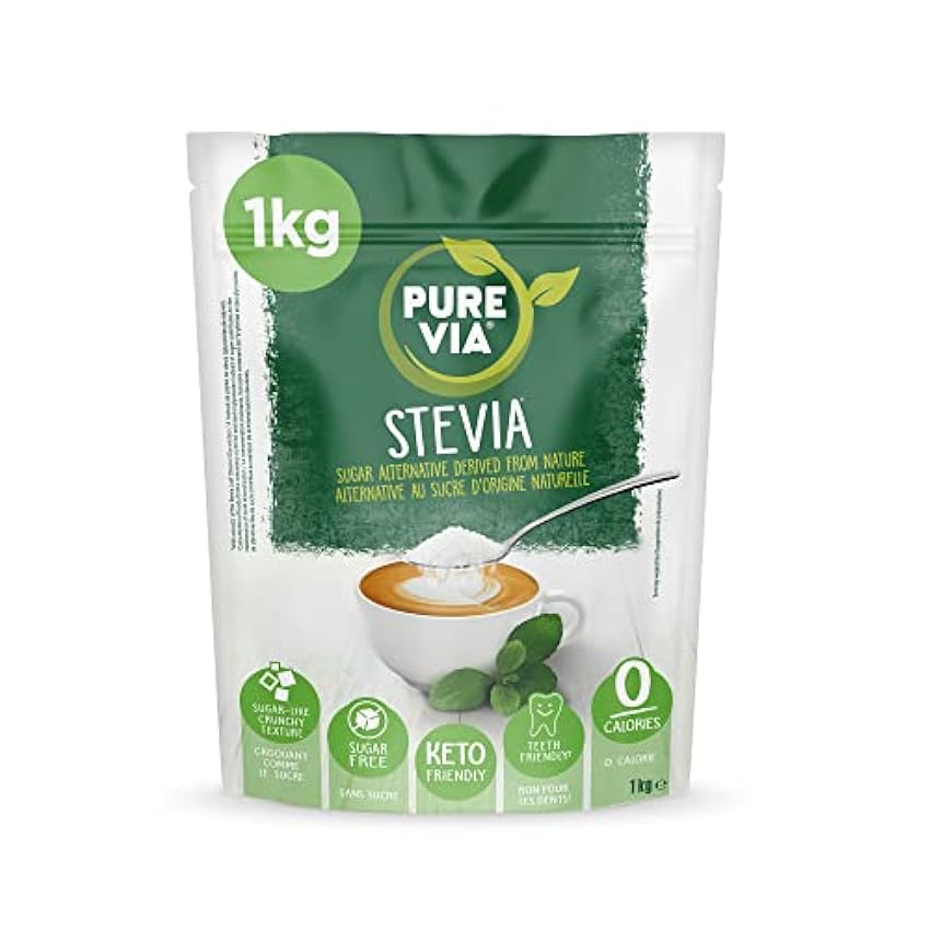 Pure Via Stevia Leaf - Gránulos dulces (1 kg) lWxzFRrq