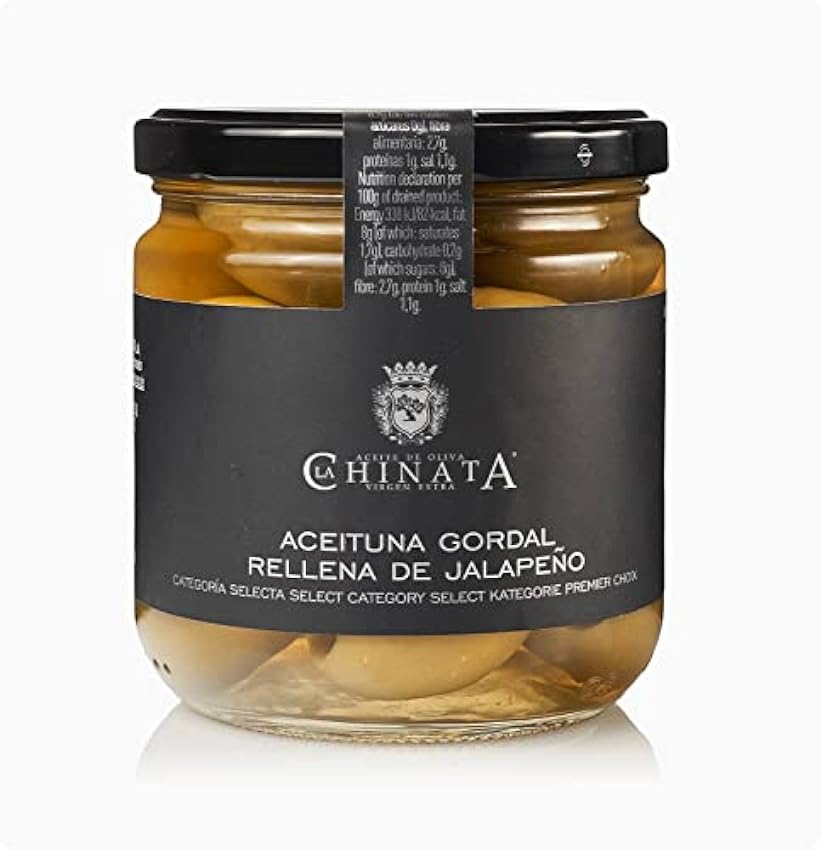 Aceituna Gordal Rellena de Jalapeño - La Chinata (340 g