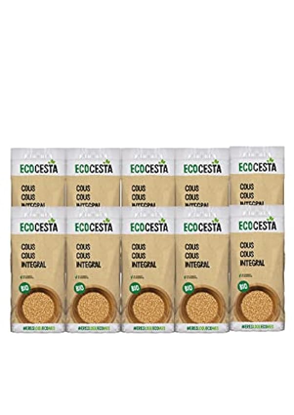 Ecocesta - Pack de 10 Unidades de 500 g de Cous Cous In