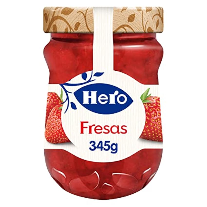 Hero Confitura Todo Natural de Fresas - Pack de 12 x 345 g OSIi6WsK