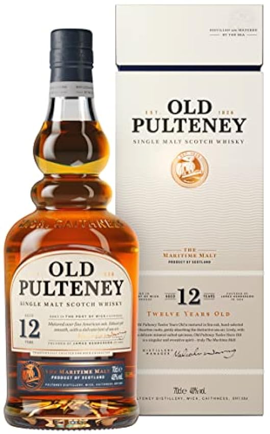 Old Pulteney 12 Year Old Malt Bottles Whisky 70 cl Juv3