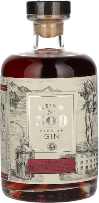 Buss N°509 CHERRY Belgium Flavor Gin Author Collection Limited Edition 40% Vol. 0,5l l2RTHarR