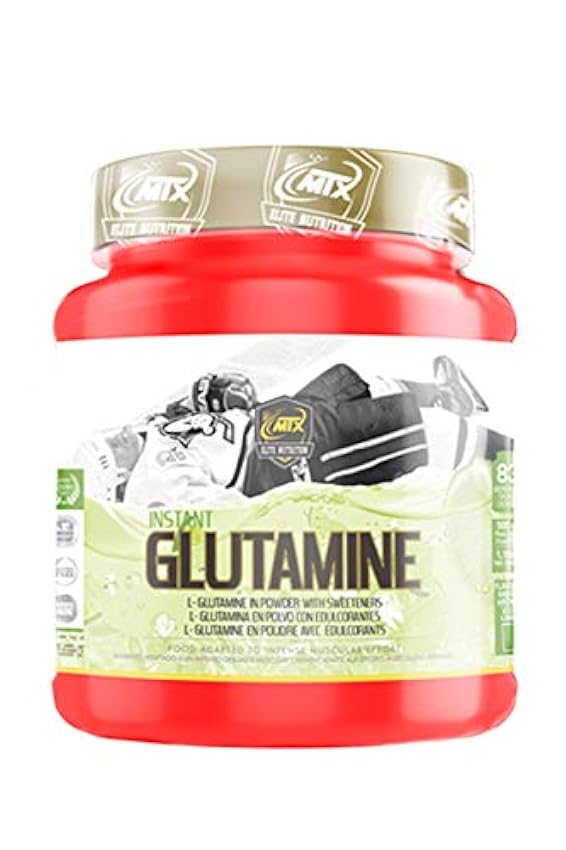 MTX nutrition GLUTAMINE R.GOLD (500g.) Lima – Suplemento PREMIUM de L-Glutamina en polvo KIOWA_Quality enriquecida con Vitamina B6 y aromatizada con sabores naturales. LKkhAQpF