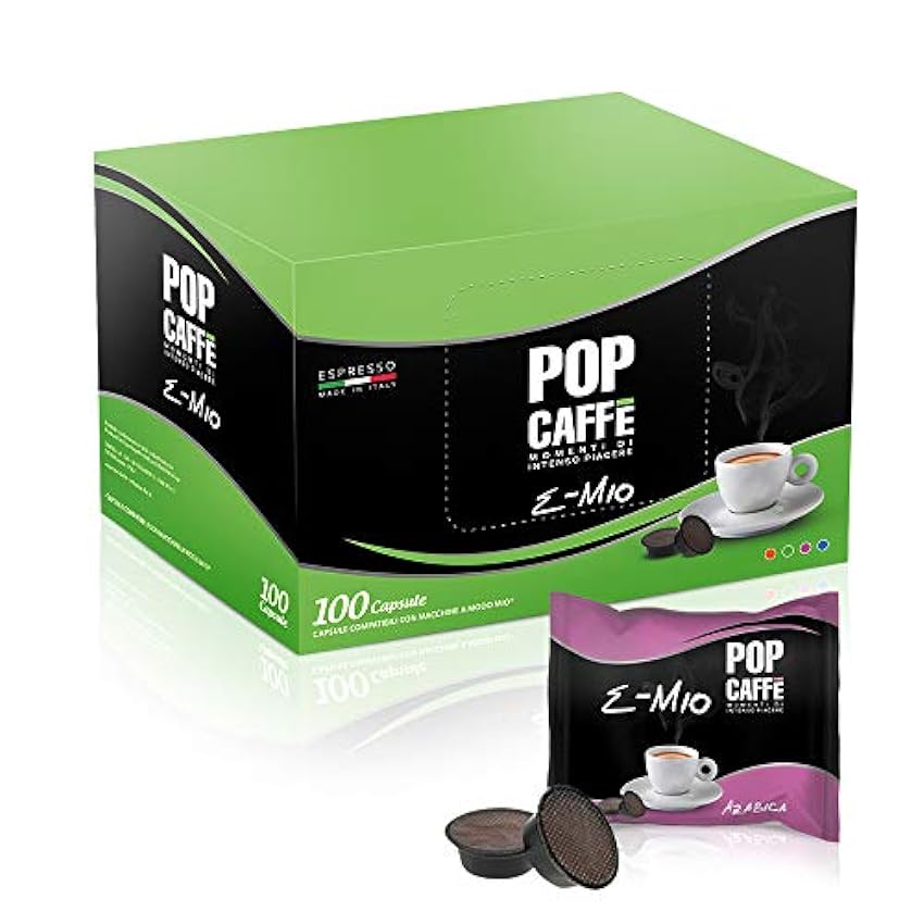 100 cápsulas de café E-Mio 3 arábigos compatibles con L