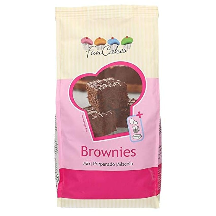 Mezcla brownies 1kg funcakes (brownies) GrSlfa2j