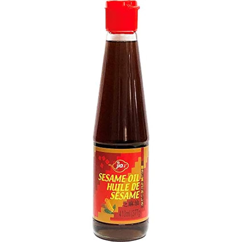 Jia Brand Paquete de aceite de sésamo de 12 x 410 ml 0.