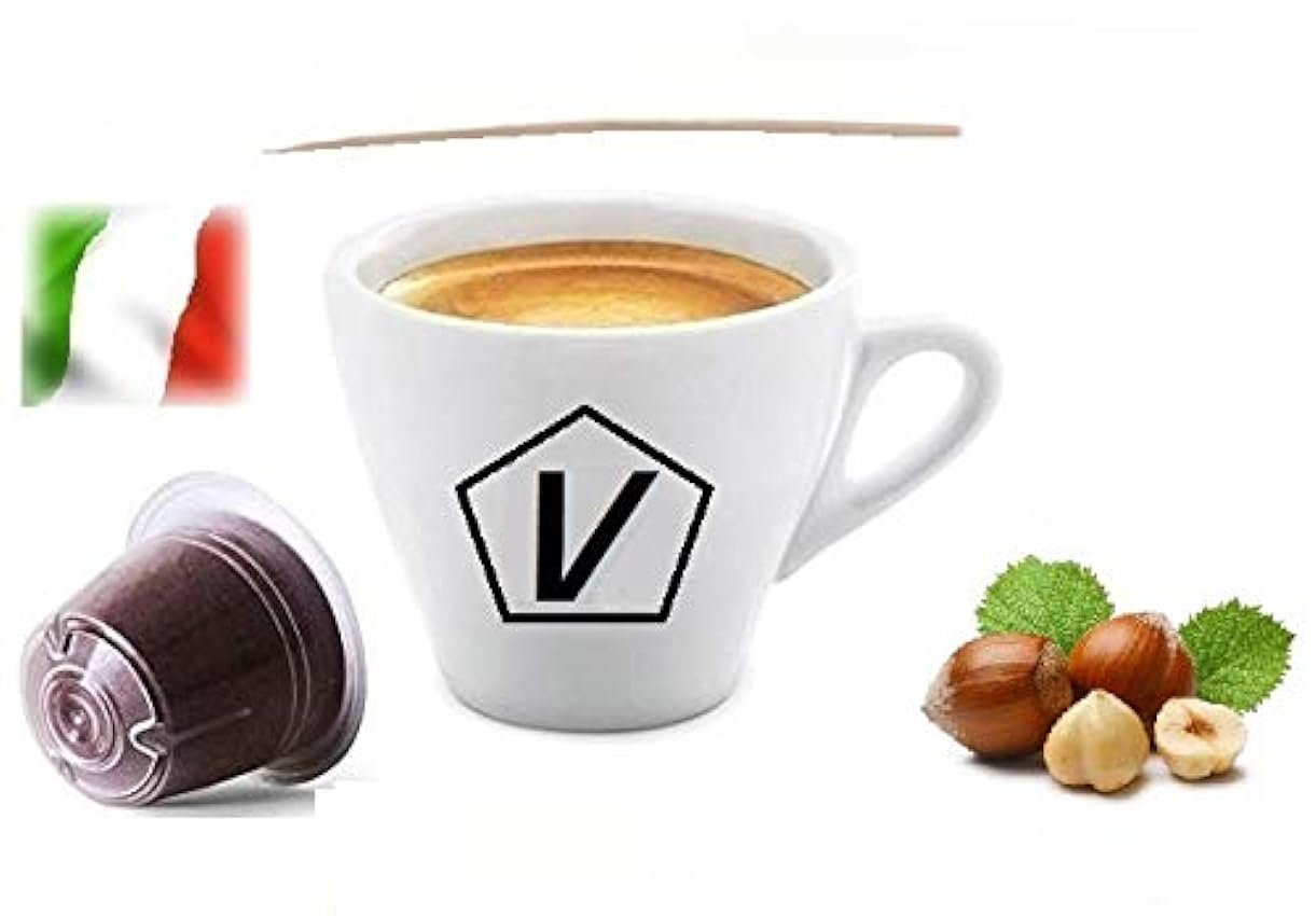 Caffè Shop ´Cápsulas compatibles con Nespresso®, 20 Cápsulas Mezcla Nocciola - Avellana Linea Espresso GyFFXhWC