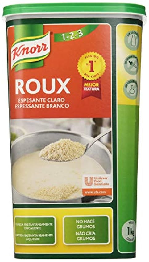Knorr - Roux Espesante Claro Sin Lactosa deshidratado - bote 1kg GyuFpEH2