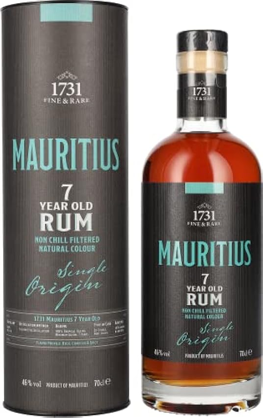 1731 Fine & Rare MAURITIUS 7 Years Old Single Origin Ru